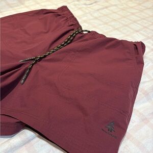 Women's Athletic Shorts - Maroon